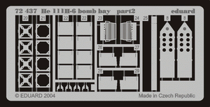 Eduard 72437 He 111H-6 bomb bay 1/72 HASEGAWA – image 2