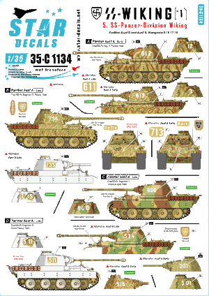 Star Decals 35-C1134 SS-Viking #1 1/35