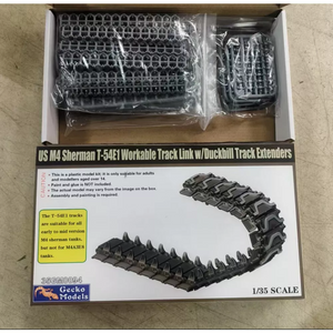 Gecko Models 35GM0094 US M4 Sherman T-54E1 Workable Track Link w/ Duckbill Track Extenders 1/35 – image 3