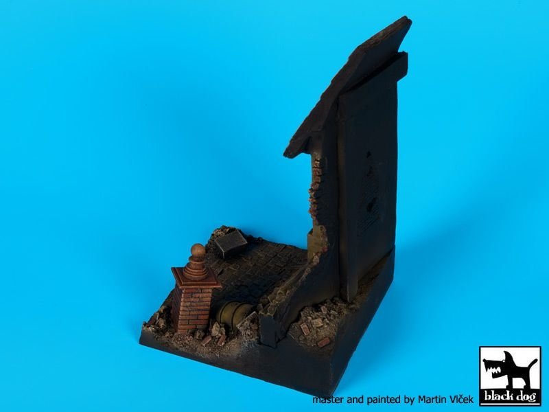 Black Dog D35066 Ruined house base 1/35 – obrázek 2