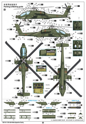 Trumpeter 05114 AH-64A Apache Early 1/35 – Bild 4