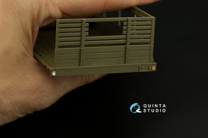 Quinta Studio QD35052 GMC CCKW 353 (open cab) 3D-Printed &amp;amp; colored Interior on decal paper (Tamiya) 1/35 – obrázek 6