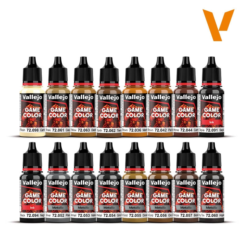 Vallejo 72189 Game Color Set Leather Metal 16x18ml – image 2