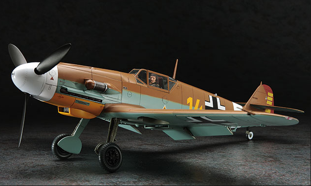 Hasegawa ST31 MESSERSCHMITT Bf109F-4 TROP 1/32 – imagen 4