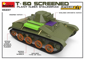 MiniArt 35237 T-60 SCREENED (PLANT NO.264 STALINGRAD) INTERIOR KIT 1/35 – image 4
