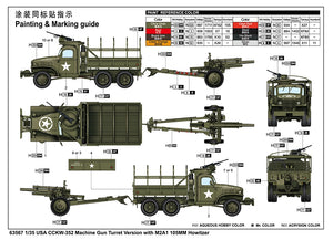 I Love Kit 63567 CCKW-352 with M2A1 105MM Howitzer - Machine Gun Turret Version 1/35 – image 5