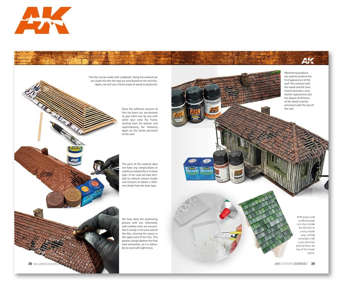 AK Interactive AK256 AK LEARNING 09: THE ULTIMATE GUIDE TO MAKE BUILDINGS IN DIORAMAS (English) – image 6