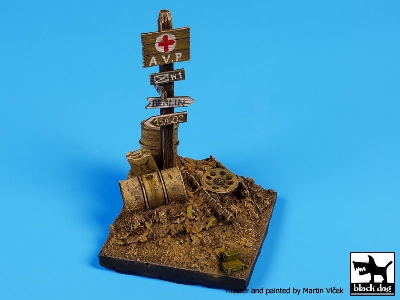 Black Dog D35042 Road signs base 1/35 – imagen 5