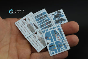Quinta Studio QD48212 Su-30MKK 3D-Printed &amp;amp; colored Interior on decal paper (KittyHawk) 1/48 – Bild 5