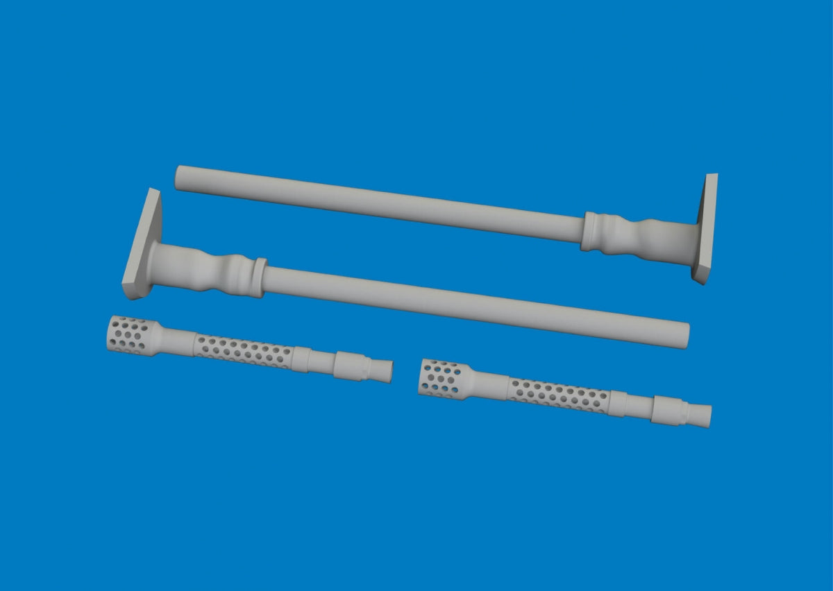 Eduard 624010 Messerschmitt Bf-109 G-5 / G-6 - Gun Barrels (3D-Printed / for Airfix Kits) 1/24