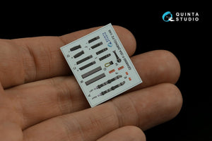 Quinta Studio QD48060 F-35A 3D-Printed &amp;amp; colored Interior on decal paper (Meng) 1/48 – Bild 12