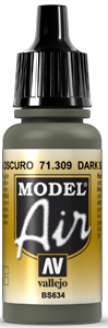 Vallejo 71309 Dark Slate Gray