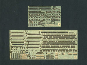 Aoshima 01031 US Aircraft Carrier WASP Photo Etched Parts Set 1/700 – immagine 2