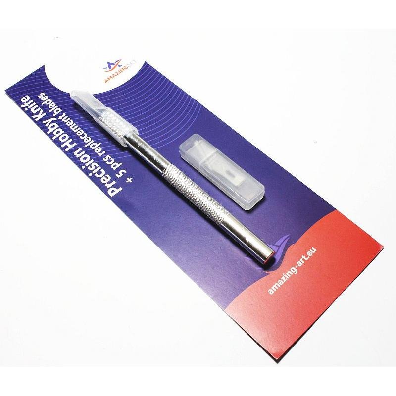 Amazing Art 18581 MODELING SCALPEL KNIFE + 5 BLADES
