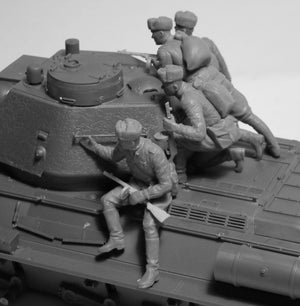 ICM 35640 Soviet Tank Riders (1943-1945) 4 figures 1/35 – immagine 7