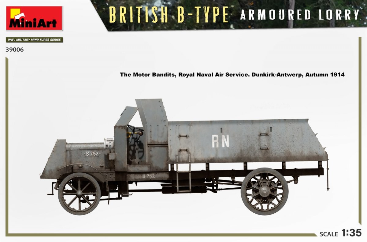 Miniart 39006 BRITISH B-TYPE ARMORED LORRY 1/35 – imagen 11