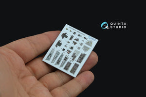 Quinta Studio QD72085 F-14B 3D-Printed &amp;amp; colored Interior on decal paper (Academy) 1/72 – image 5
