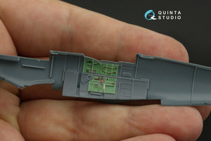 Quinta Studio QD72043 Spitfire Mk.VIII 3D-Printed &amp;amp; colored Interior on decal paper (Eduard) 1/72 – immagine 10