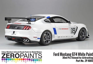 Zero Paints 1665 Ford Mustang GT4 White 30 ml – obrázek 2