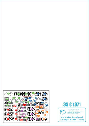 Star Decals 35-C1371 SdKfz 250 neu 2 SdKfz 250/1, SdKfz 250/3 and SdKfz 250/7 - Waffen-SS markings 1/35 – image 2