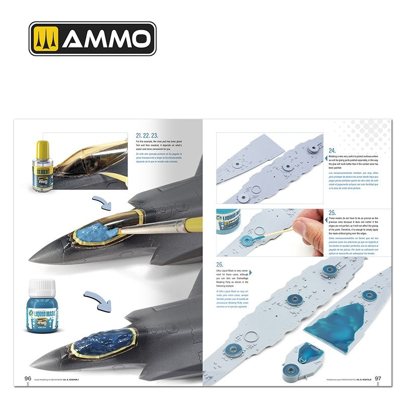 Ammo by Mig 6300 Maquettes à l&amp;#39;échelle pour débutants Vol. 1 : Assemblage (Bilingue anglais et espagnol) – image 11