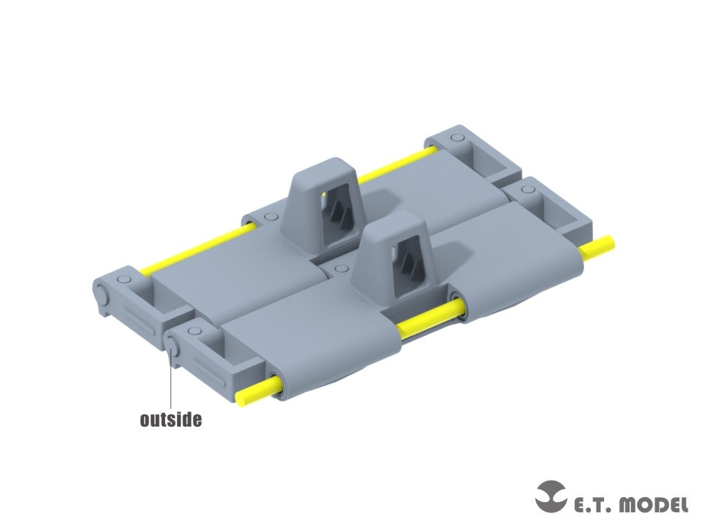 ET Model P35-095 WWII USARMY M4 Sherman T66 Workable Track For ASUKA/DRAGON/TAMIYA/TASCA Kit 1/35 – imagen 2