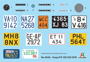 Italeri 4645 Vespa PX 125/150 (1978) 1/9