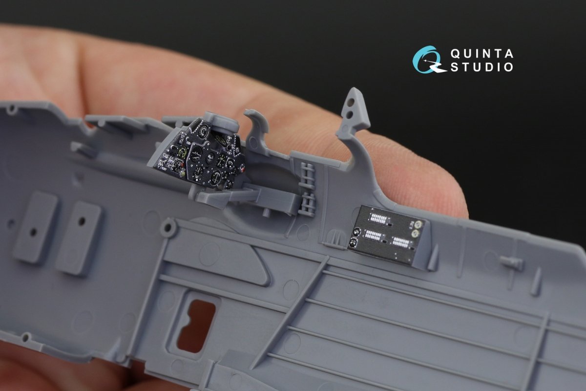 Quinta Studio QD48256 Swordfish Mk.II 3D-Printed &amp;amp; colored Interior on decal paper (Tamiya) 1/48 – obrázek 4