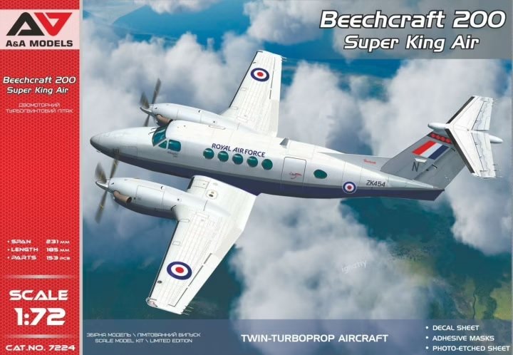 A&amp;amp;A Models 7224 Beechcraft 200 Super King Air 1/72