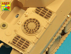 Aber 48A33 Grilles for Panther D 1/48 – immagine 6