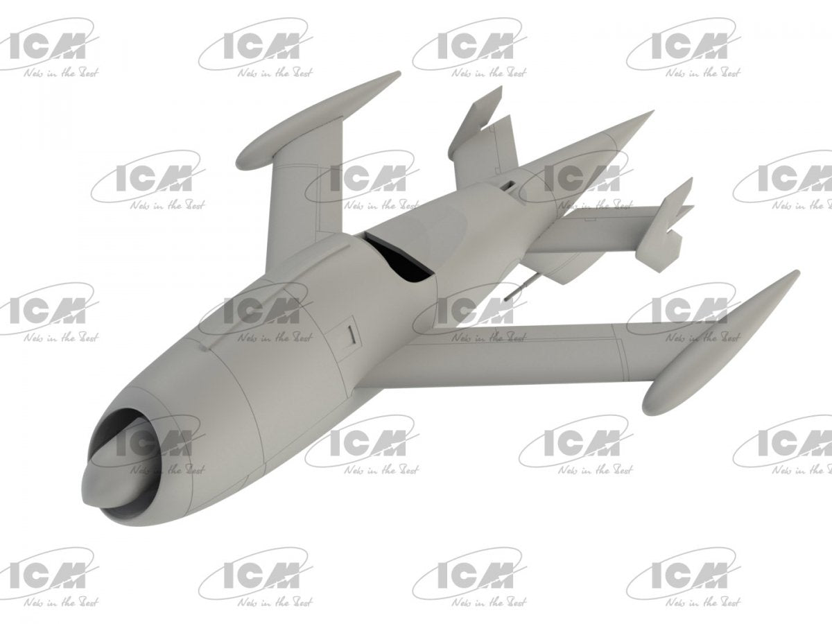 ICM 48400 Q-2A (AQM-34B) Firebee with trailer 1/48 – obrázek 9