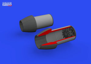 Eduard 648804 EA-18G exhaust nozzles PRINT MENG 1/48 – image 2