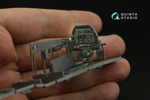 Quinta Studio QDS-32145 P-51D Mustang 3D-Printed &amp;amp; colored Interior on decal paper (Zoukei-Mura SWS) (Small version) 1/32 – immagine 3