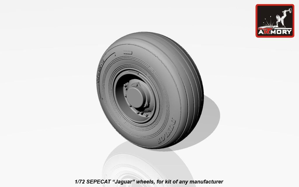 Armory Models AW72502 SEPECAT Jaguar wheels 1/72 – image 6