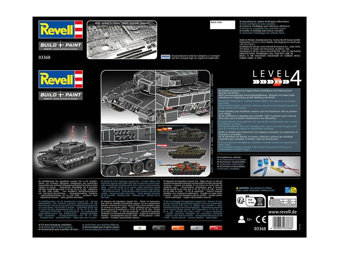 Revell 03368 Leopard 2A4 - 40th Anniversary Special Decoration 1/35