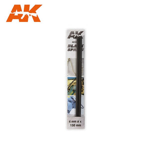 AK Interactive AK9187 BLACK SPRING 4MM Ø