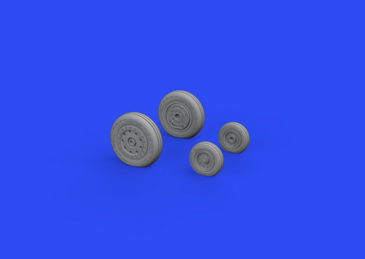 Eduard 648682 F-4B wheels TAMIYA 1/48 – obrázek 2