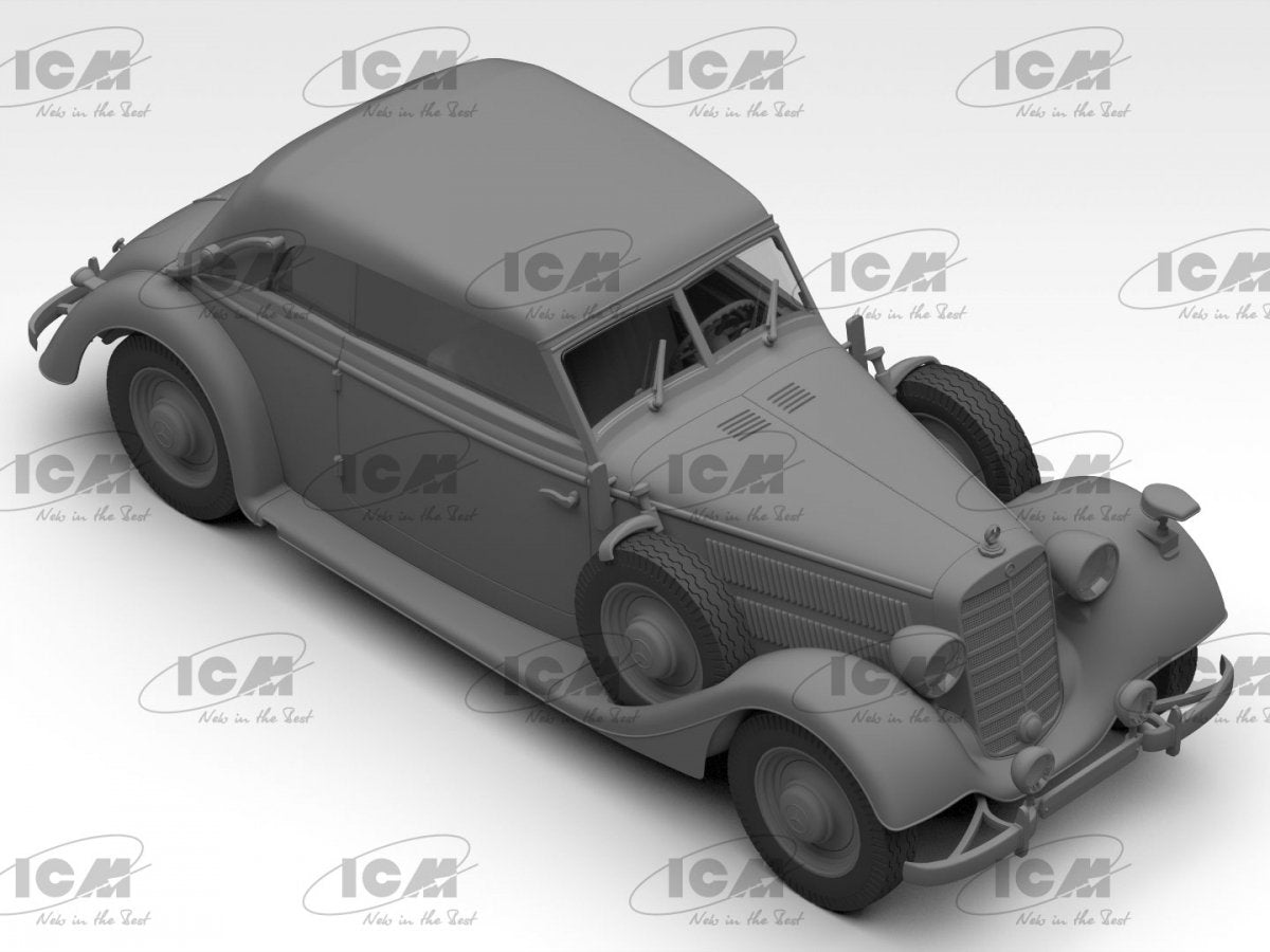 ICM 35542 Typ 320 (W142) Soft Top WWII German staff car 1/35 – Bild 4