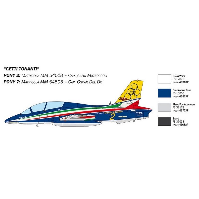 Italeri 1461 AERMACCHI MB-339 &amp;quot;60th PANnniv.&amp;quot; 1/72 – image 5