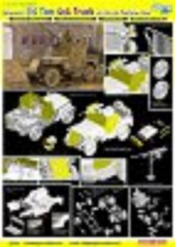 Dragon 6714 Armored 1/4 Ton 4x4 Truck w/.50-inch Machine Gun (1/35) – obrázek 3