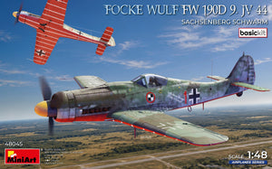 MiniArt 48045 Focke-Wulf Fw 190D-9. JV 44 “Sachsenberg Schwarm”. BASIC KIT 1/48