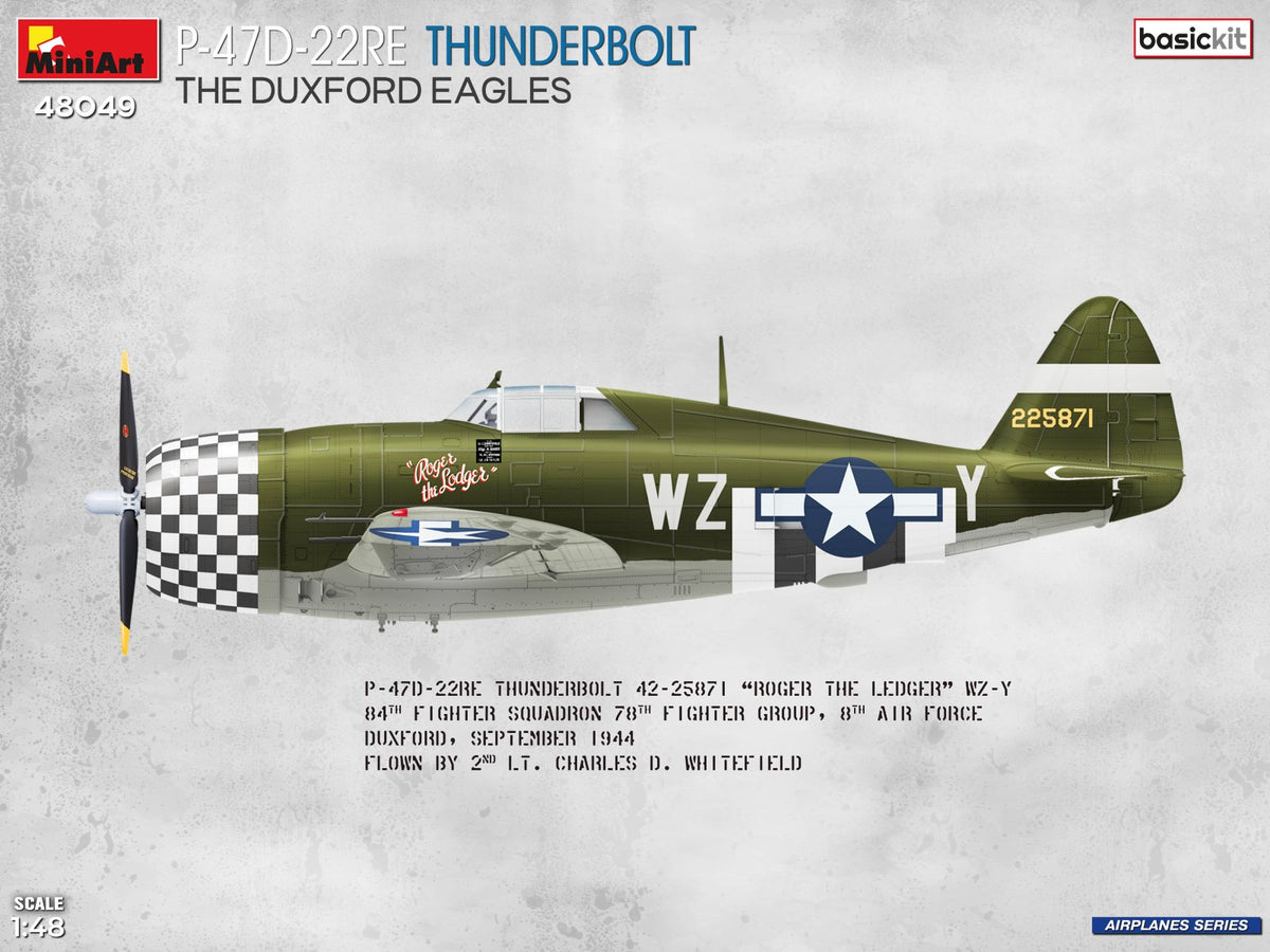 MinArt 48049 P-47D-22RE THUNDERBOLT. THE DUXFORD EAGLES. BASIC KIT 1/48 – image 3