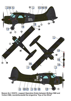 Dora Wings 48062 Beaver AL.1 (DHC-2) Army Liaison Aircraft 1/48 – image 4