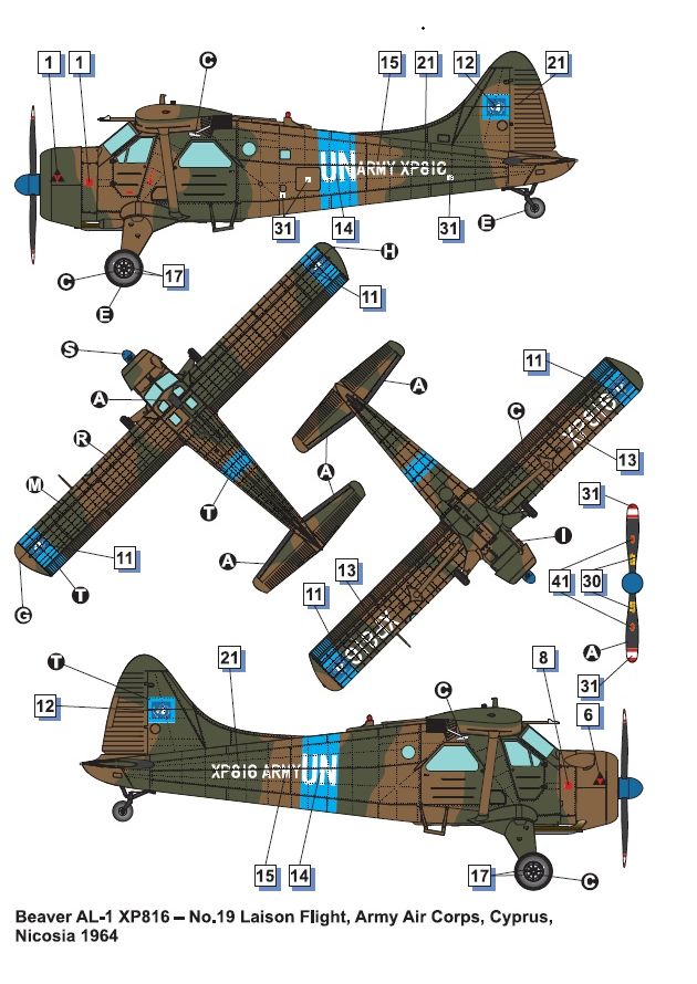 Dora Wings 48062 Beaver AL.1 (DHC-2) Army Liaison Aircraft 1/48 – image 5