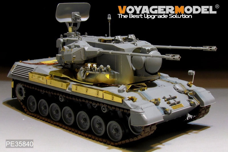 Maquette Voyager PE35840 Gepard A1 SPAAG allemand moderne de base pour TAKOM 2044 au 1/35 – image 13