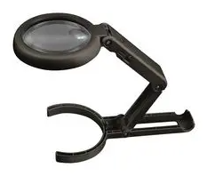 Lightcraft LC1950 Foldable LED Magnifier with Inbuilt Stand / LED Magnifier, Foldable, USB, 5x Magnification