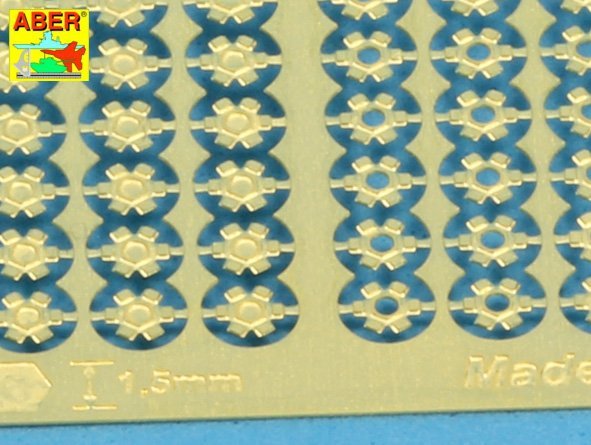 Aber R-40 Hexagonal bolts and nuts 1.5mm useful for (1/16) – Bild 3