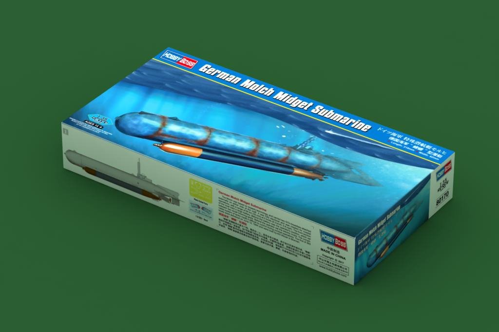 Hobby Boss 80170 German Molch Midget Submarine 1/35 – image 2
