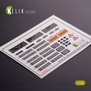 KELIK K35001 KAMAZ 4310 INTERIOR AND EXTERIOR 3D DECALS FOR ANY KIT 1/35 – image 2