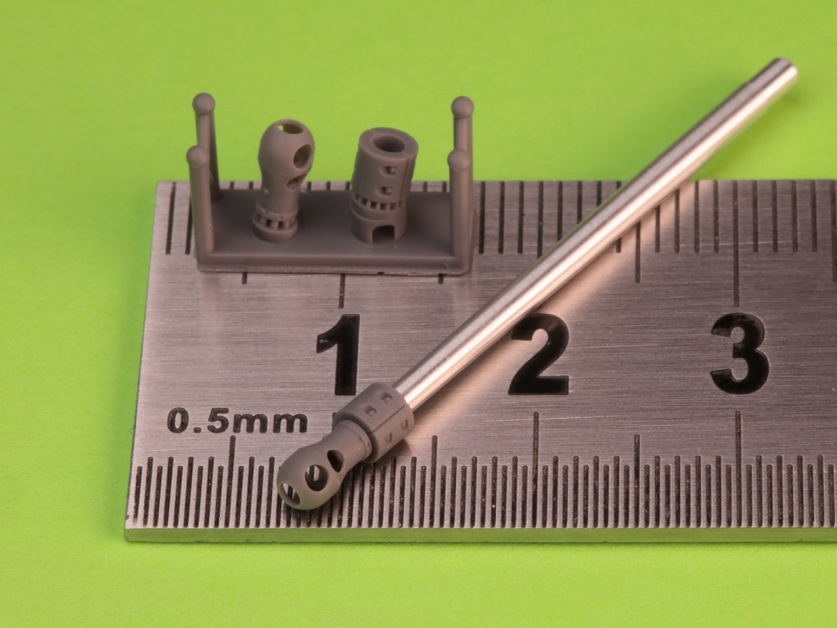 Master GM-72-031 17pdr SP M10 &amp;quot;Achilles&amp;quot; - QF 17pdr gun barrel (76.2mm) 1/72 – Bild 5